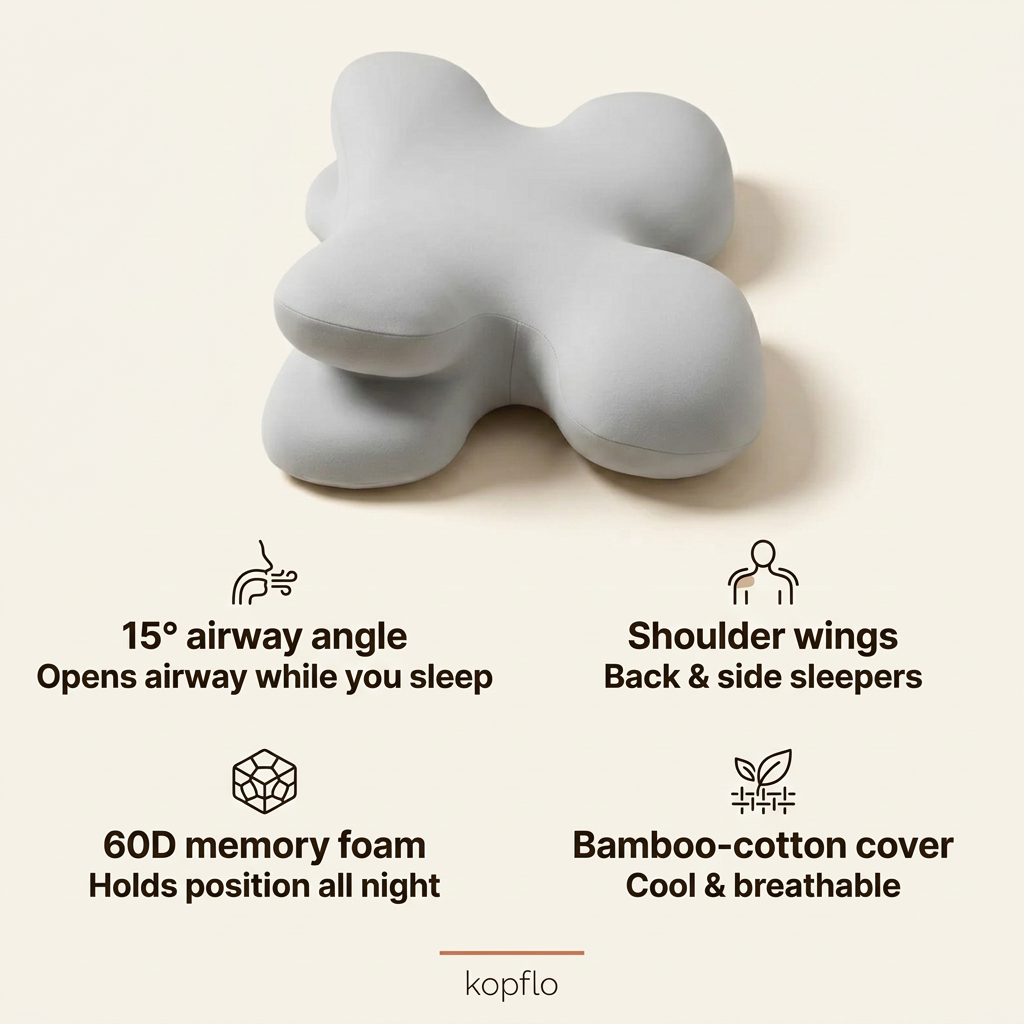 Kopflo Breathe™ Anti-Snoring Pillow