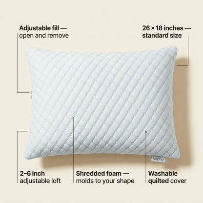 Kopflo Shift™ Adjustable Pillow