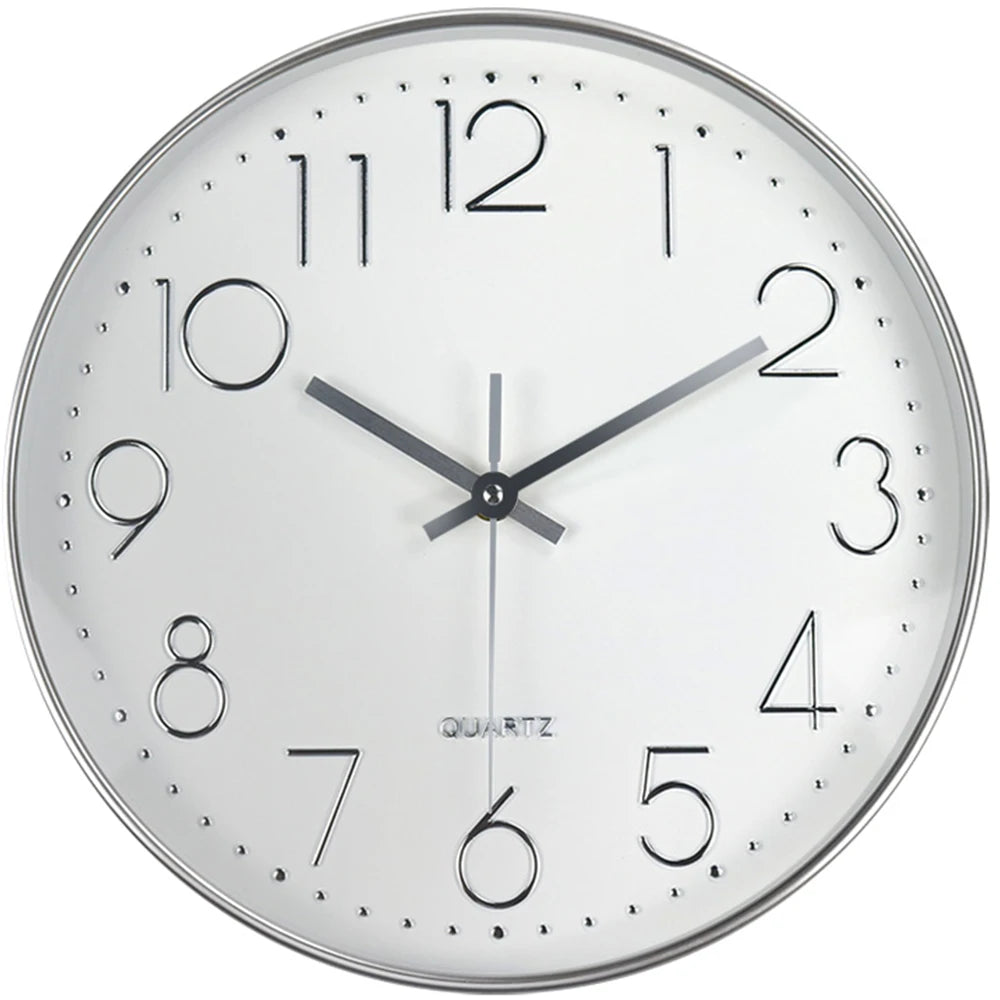 Hush Clock colourway Silver