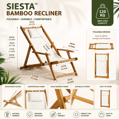 Siesta™ Bamboo Recliner