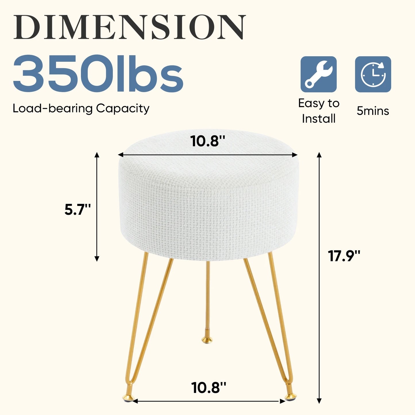Spool™ Round Stool