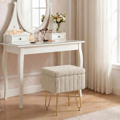 Stow™ Vanity Stool