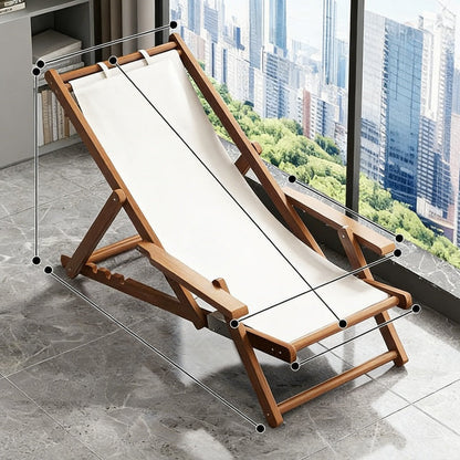 Siesta Bamboo Recliner multi-position recline detail